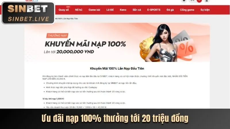 Thưởng nạp lại sòng bạc 50% mỗi ngày
